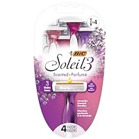 BIC Soleil Twilight Disposable Razor, Women, 4-Count (Pack of 6)
