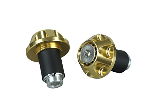 ポッシュ(POSH) ハンドルバーエンド グリップエンドキャップ(外径35.5mm) ハンドル内径14-19mm対応 シャンパンゴールド 031077-12