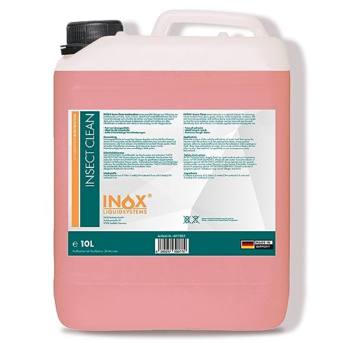 INOX® Insektenreiniger Insektenentferner Konzentrat, 10L - Reiniger für die Fahrzeugpflege