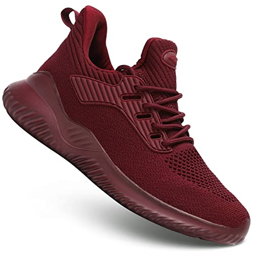 Womens Ladies Walking Running Shoes Slip On Lightweight Casual Tennis Sneakers Clothes Gym Travel Shoes Zapatos De Mujer Red #TOP3
