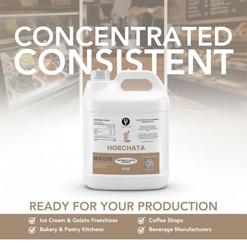 Image of Dolce Flav Natural Horchata Flavoring Concentrate | Water Soluble | 8 Fl Oz