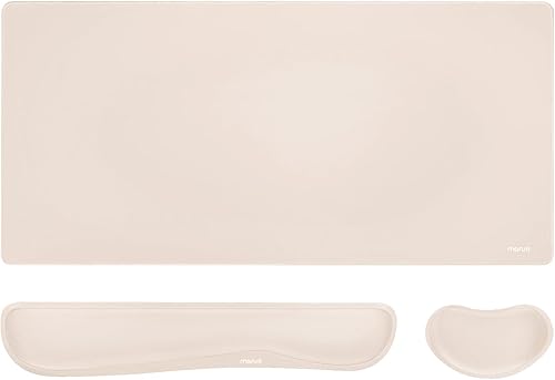 Miniatura 11 de MOSISO Juego de alfombrillas para mouse y teclado, reposamuñecas y reposamuñecas para teclado, reposamuñecas ergonómicas con espuma viscoelástica