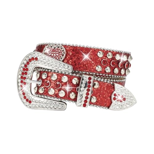 Ceinture en cuir à strass pour raviver un jean ou pantalon terne