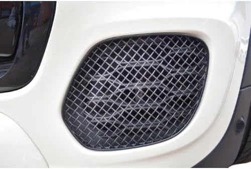 Zunsport Compatible with Mini Cooper F56 / F57 JCW (LCI 1) - Outer Side Grill Set - Silver Finish (2015-2021)