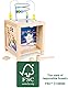 small foot 10974 Sesamstrasse Motorikwürfel aus Holz, 100% FSC-Zertifiziert, für multifunktionalen Spielspaß für Kinder ab 18 Monaten Spielzeug, Mehrfarbig