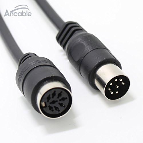 Ancable 9ft/3M Extension Speaker Cable for Bang & Olufsen B&O Powerlink MK2 BeoLab and KENWOOD & Alpine M-Bus CD Changer, DIN 8 Pin Male-Female