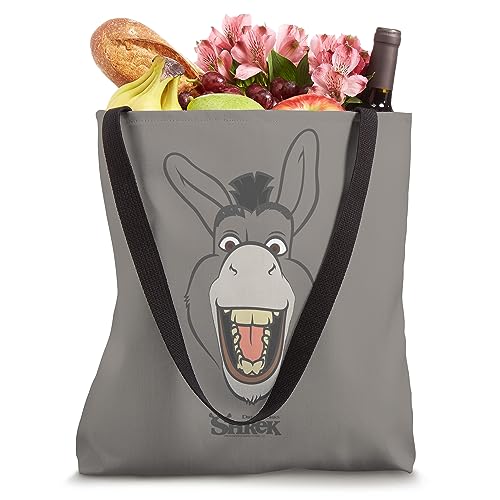 Bolso tipo tote con diseño grande de la cara de Asno de Shrek miniatura 4