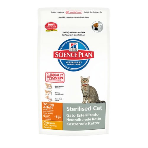 Hill's Science Plan – Crocchette per gatti giovani adulti sterilizzati, pollo, 1,5 kg