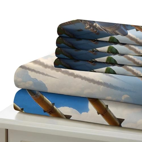 Housse de couette dinosaure 3D microfibre ultra douce 260x220cm pour lit ado - 7