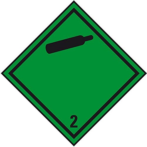 LEMAX® Verpackungskennz.Kl.2.2 Nicht entfl...,Haftpapier,permanent,100x100mm,1000/Rolle
