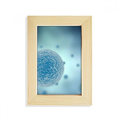 Marco de madera DIYthinker con arte de criatura ciencia bioplast de mesa 2