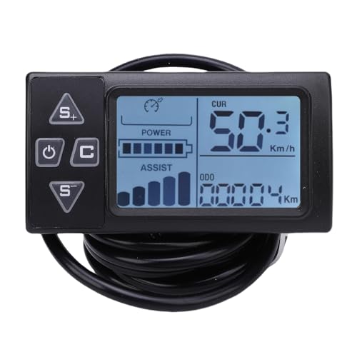 Écran LCD vélo électrique S861 à lecture claire en ABS haute résistance