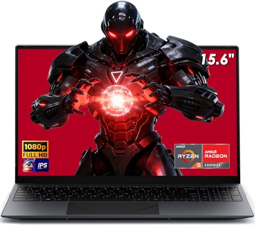 Kayoote 15,6 Pulgadas Win 11 pro Ordenador Portátil 16GB RAM DDR4 1TB SSD Ryzen 5 3500U Procesador Laptop con FHD USB 3.0 WiFi Bluetooth 5.0 reconocimiento de Huellas Dactilares teclado retroiluminado