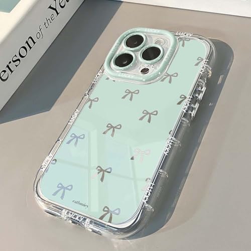 Coque iPhone 13 Pro motif nœud papillon mignon esthétique