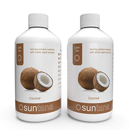 Suntana Cocco Profumato Spray Abbronzante Soluzione (Abbronzatura Leggera 8%) - 500ml