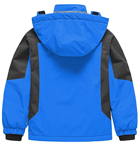 Pursky Kids Winter Jackets Ski Coats For Boys Snow Parka Fleece Raincoat Blue 8 #TOP1