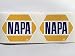 2 NAPA Auto Parts Racing Die Cut Decals by SBD DECALS
