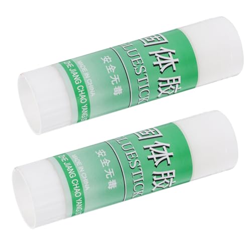 HOMSFOU 2pièces Bâtons De Colle Blanche Solide Lot Pour Étudiants Et Loisirs Créatifs Adhésif