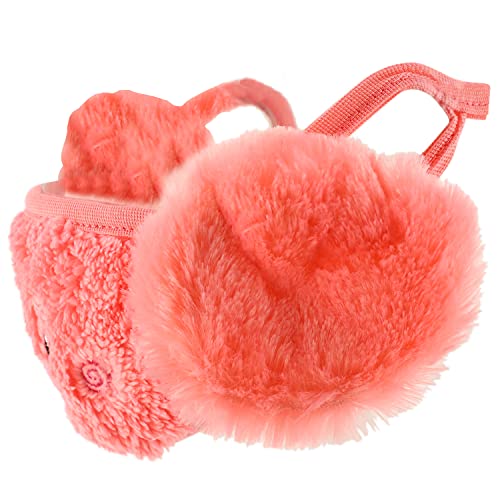 Image of Trendy Apparel Shop Kids Winter Animal Face Breathable Bear Fur Mask & Earmuffs