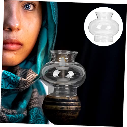 RORPOIR Oil Lamp Shade Kerosene Lamp Windproof Replacement Globe Vintage Oil Lamp Accessories, As Shown, 6.2x5.4cm - Image 3