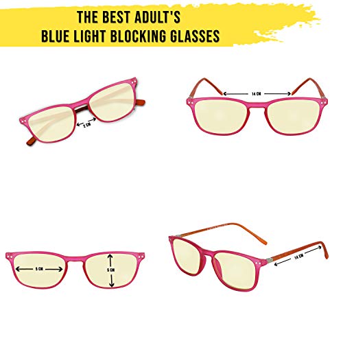 image for Optix 55 Blue Light Blocking Glasses Women & Men | Anti Eyestrain Head