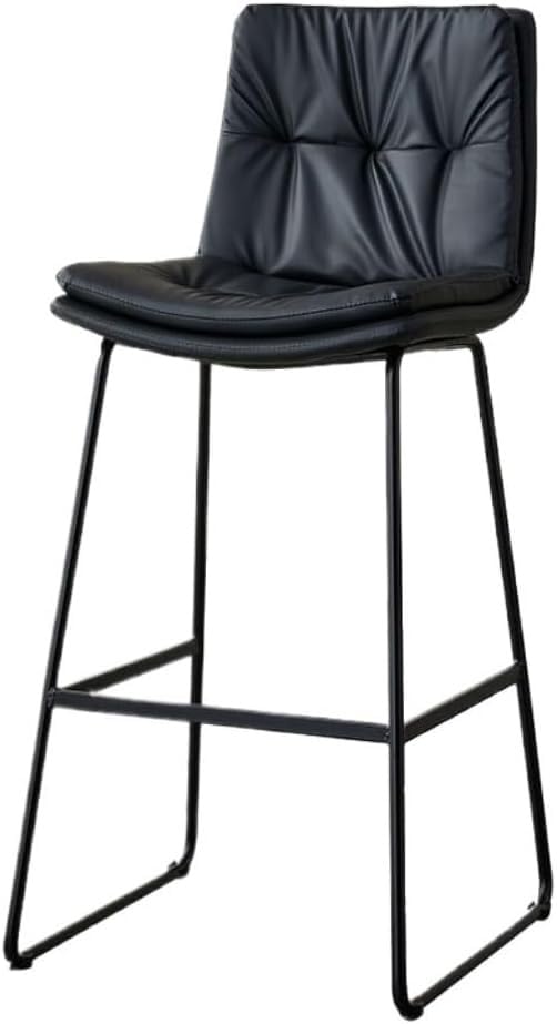 Chaises de petit-déjeuner légères XJBTBA tabouret de bar avec dossier pour salon