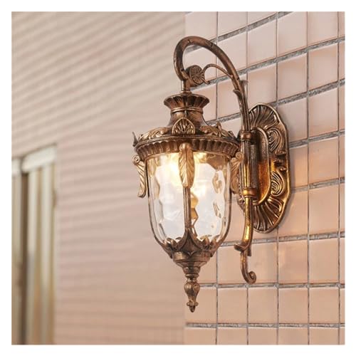 Applique murale LED extérieur bronze classique européen