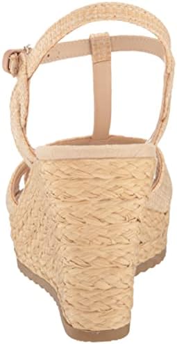 Anne Klein Women's Waves Wedge Sandal, Raffia, 7.5 | Image 2