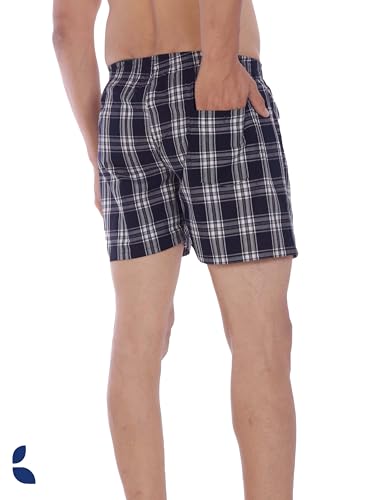 Image of Cotton Boxer Shorts for Men, Breathable, Comfortable & Lightweight (Pack of 2)