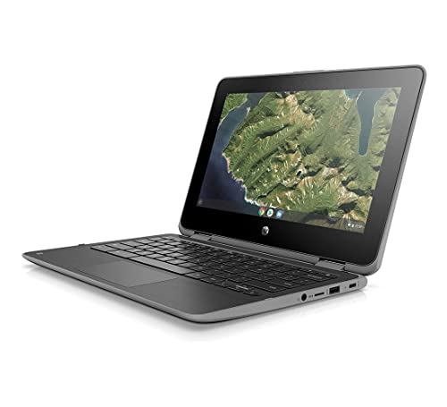 Image of HP Chromebook x360 11 G2 11.6 inch HD, Celeron N4100 1.1GHz 4GB RAM, 32GB Solid State Drive, Chrome OS, CAM, Touch, (Renewed)