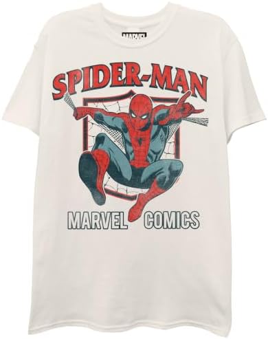 Marvel Men's Marvel Comics Spider-man Swinging Short Sleeve T-Shirt image 4