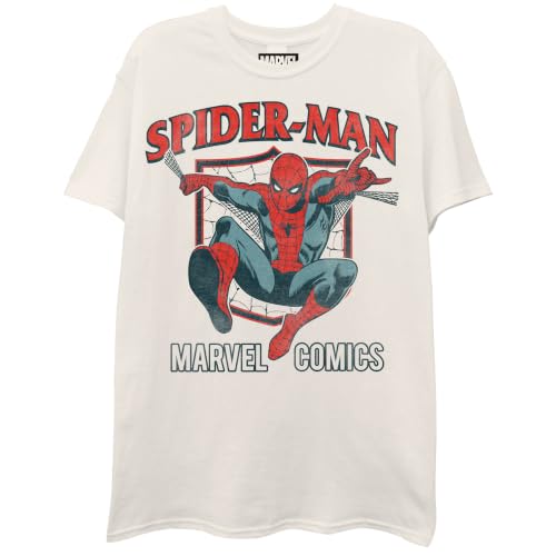 Marvel Comics Spider-man Swinging Short Sleeve T-Shirt
