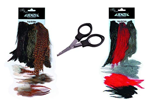 Fliegenbinde Set von Jenzi, Streamer, Fliegen DIY 67 teilig,...