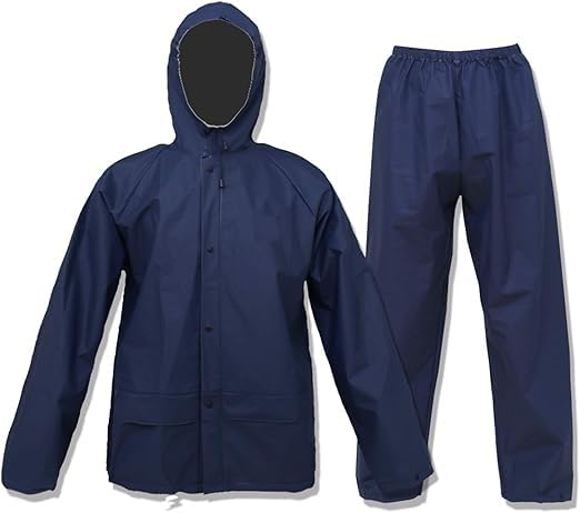 tln Waterproof Raincoat for Men | Lightweight & Durable Rain Jacket with Hood | Windproof & Breathable | Travel-Friendly, Bike & Motorcycle Use | Full-Length Protection | BL12-picture-3