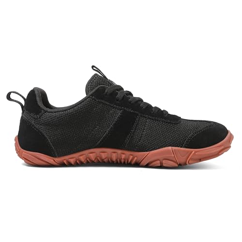 Image of UBFEN Womens Barefoot Shoes Mens Wide Toe Box Zero Drop Minimalist Sneakers | Laces Up, Lightweight, Breathable, Comfortable, Suitable for Walking, Travel, Light Hiking, Trail Running, Tennis, Daily Wear