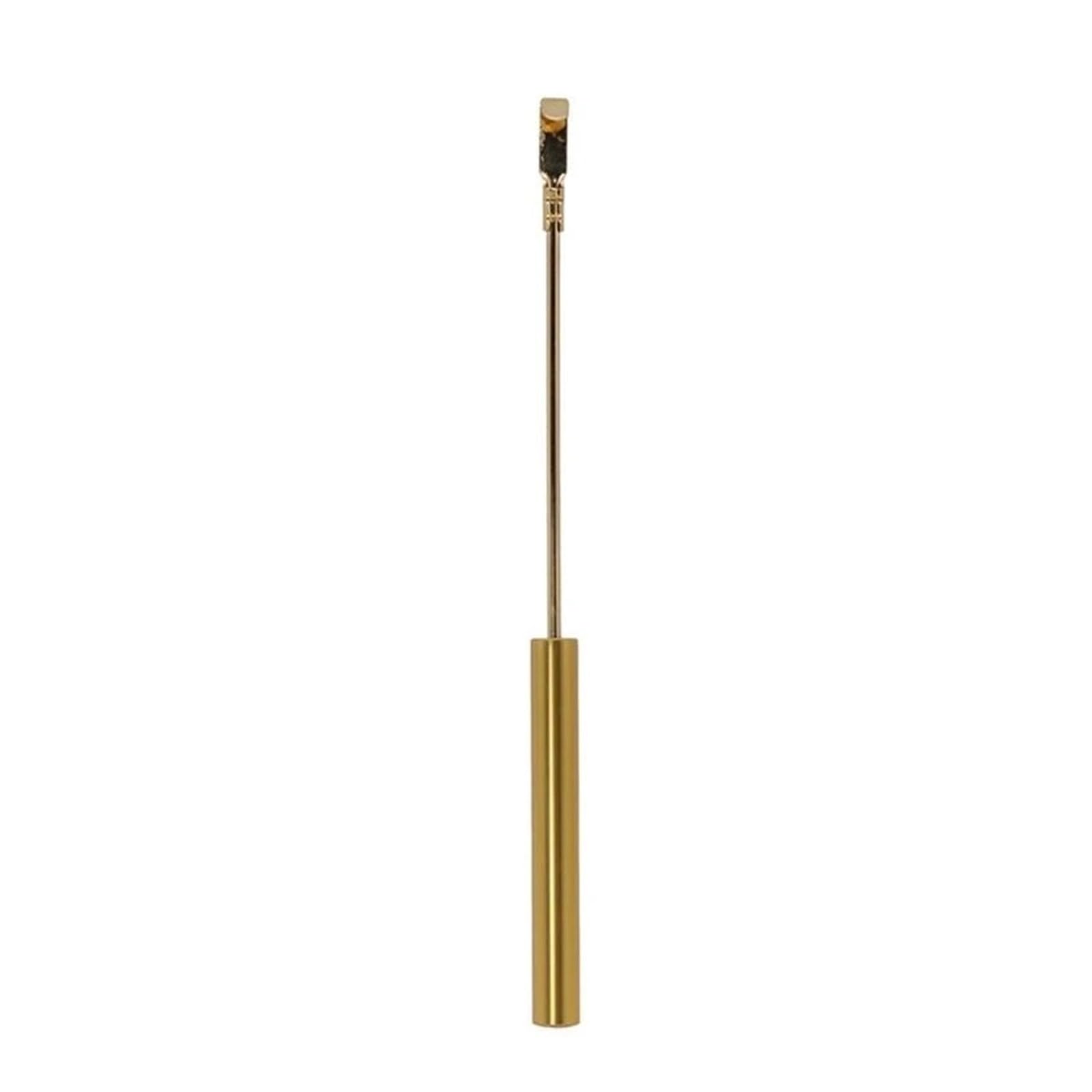 Yeobezn clock pendulum replacement 2Pcs Stylish Metal Wall Clock Pendulum with Cylinder for DIY Clock Enthusiasts Gift for Home or Office Clock Decors 6XDE(Gold)