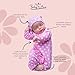 Baby Be Mine Newborn Gown and Hat Set (Newborn 0-3 Months, Molly)