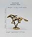 Mustang Horse Figurine Running Wild Horse Sculpture Brass Miniature Collectible Statue