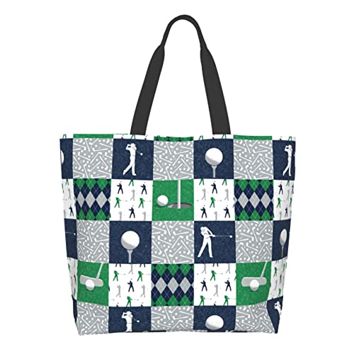 Golf bag con estampado de pelotas de golf miniatura 1
