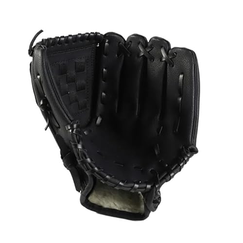 CBFGGOEUDFBS Profi-Baseball- und Softball-Schlaghandschuhe: Outdoor-Sportausrüstung – Präzise Passform, Komfort und Haltbarkeit(Black,12.5 inches)