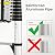 Telescoping Ladder 12.5 FT Aluminum Extension Ladder, Collapsible Ladders On The Go Rv Telescopic Ladder Folding Compact Telescope Extendable Portable Ladders for Home Roof 330lbs Max Capacity