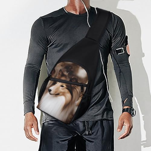Morrale Urbano Shelties tipo bandolera blanco unisex miniatura 7