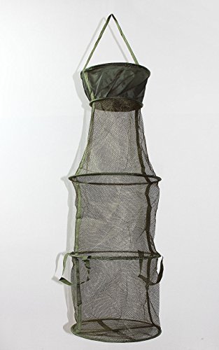 KANANA Setzkescher 34x98cm Bootssetzkescher Kescher Fischernetz Netz (Setzkescher-G1) Cover