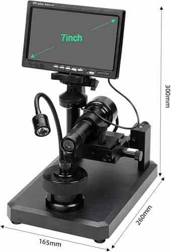 Microscope numérique 100X de laboratoire pour décoder les inscriptions de ceinture de diamant