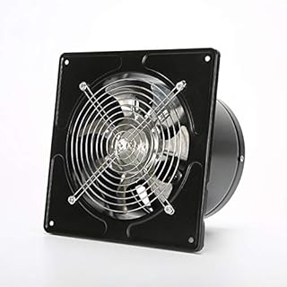 HG POWER Ventilateur de ventilation à travers le mur haute CFM 6 pouces Extracteur d'échappement soufflante d'échappement grenier Garage Cuisine Salle de bain Ventilateur de plafond et support mural