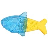 Limpia los dientes del perro y masajea las encías del perro durante su tiempo de juego, se puede llenar con agua.