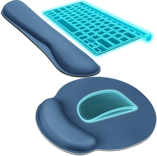 Desktop Wrist Rest Set (Computer/Keyboard/Mouse - View #3