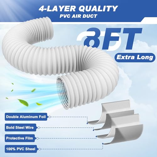 Image of 3-in-1 Indoor Dryer Vent Kit, 2026 Upgraded, 10 Pcs Polyester Filters for 4 Layer Purification System, Stainless Steel Screen Filter and Water Drawer For Electric Dryer