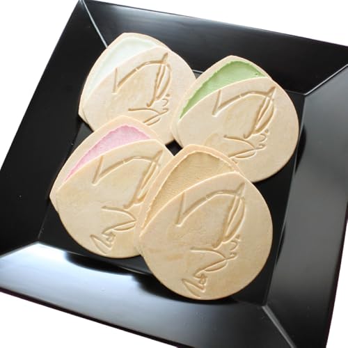 游月 ゆうづき 8枚箱入り|京都 和菓子 代表銘菓 最中生地+シュガークリーム 和製ゴーフル 4種 バニラ 抹茶 カラメル イチゴ スイーツ 菓子 ギフト お土産 通販 ふるさと納税