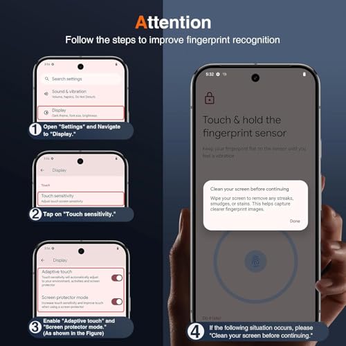 Image of Mr.Shield Top-Notch HD+ Tempered Glass Screen Protector Guard for Google Pixel 9 Pro XL, 9H Hardness, Military Grade Protection, Easy Installation kit